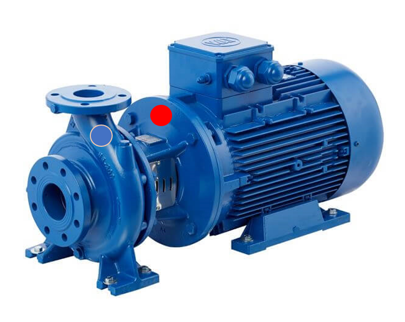 Photo of coolant pumping system.