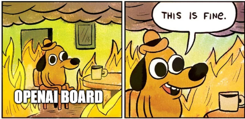 This is fine meme.