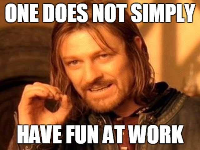 Lord of the Rings meme.